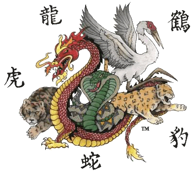 The Five Animals of Shaolin Kempo Karate: Tiger, Leopard, Crane, Snake,  Dragon